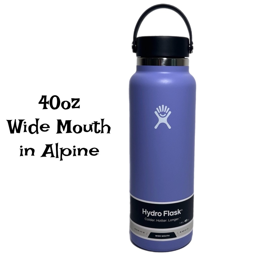 NWT Hydro Flask Wide Mouth 40 oz. Bottle in “Alpine” - Picture 1 of 9